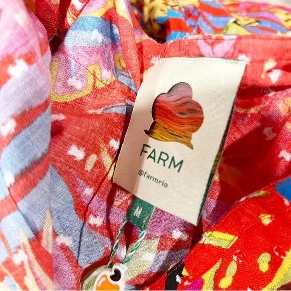 Farm Rio Women’s Magic Forest Cotton Dress - Picture 12 of 12